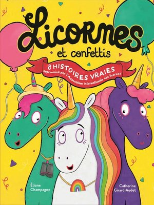 cover image of Licornes et confettis